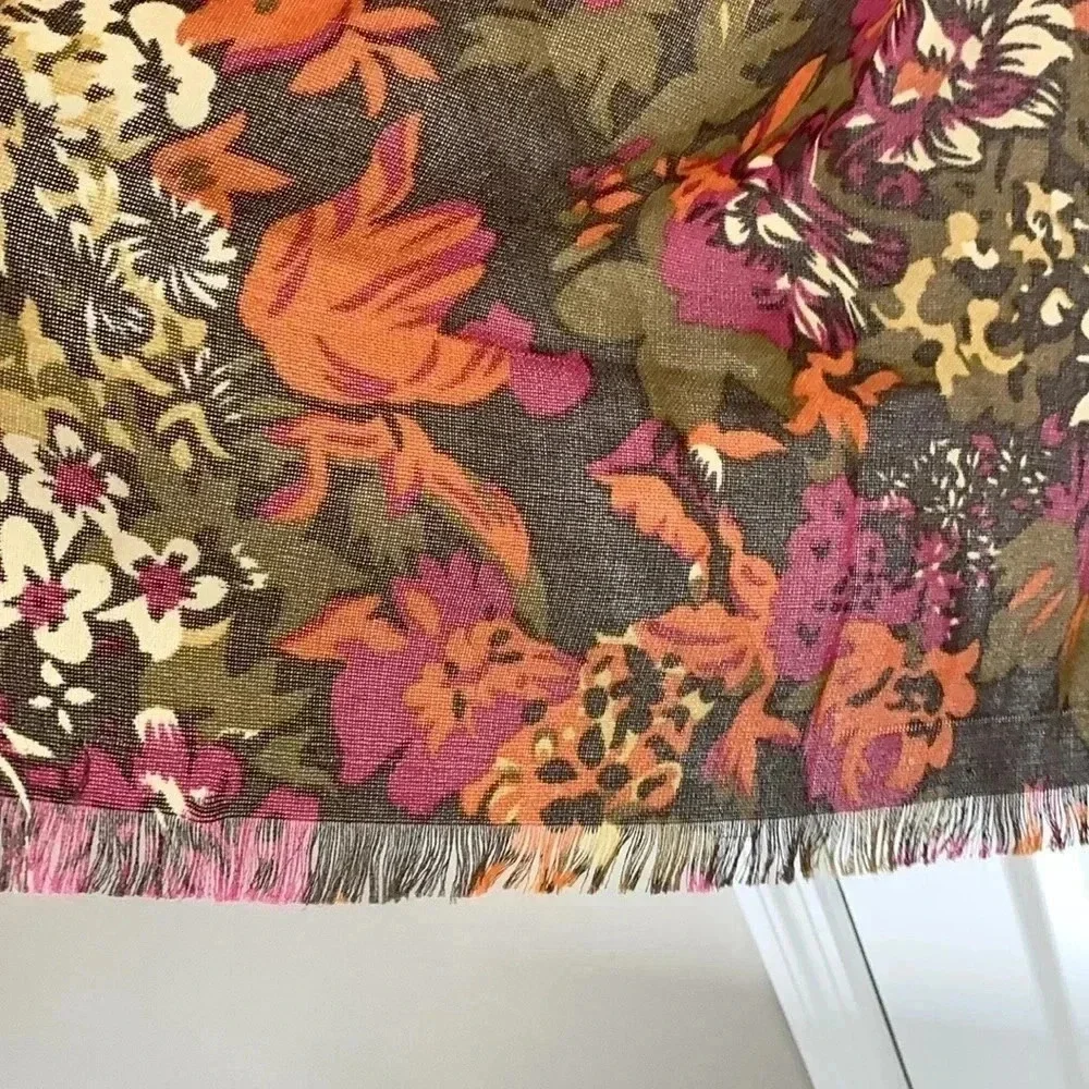 Floral scarf
